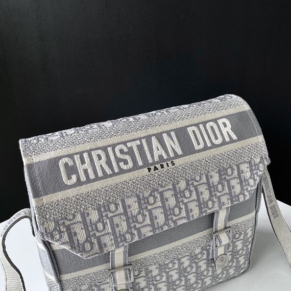 Dior original canvas diorcamp bag M1291 light grey
