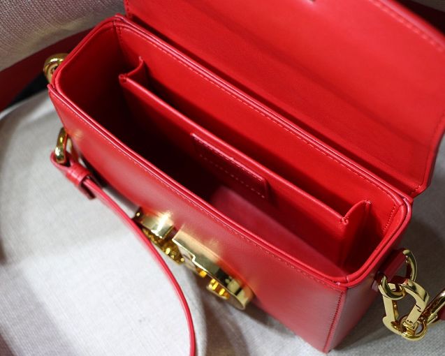 Dior original smooth calfskin mini 30 montaigne bag M9204 red