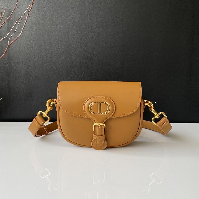 2020 Dior original calfskin small bobby bag M9317 camel