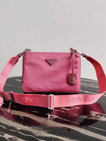 Prada nylon re-edition 2000 shoulder bag 1BH046 pink