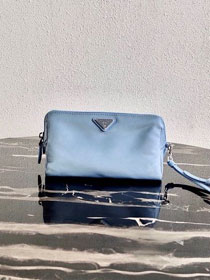 Prada original nylon pouch 1NE693 light blue