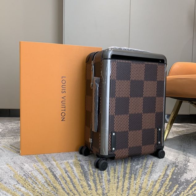 Louis vuitton original damier ebene horizon 55 rolling luggage N23211