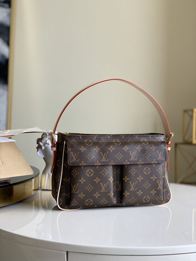 Louis vuitton original monogram canvas classic top handbag M51160