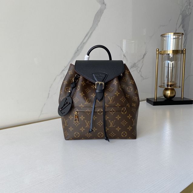 Louis vuitton original monogram montsouris backpack M45501 black