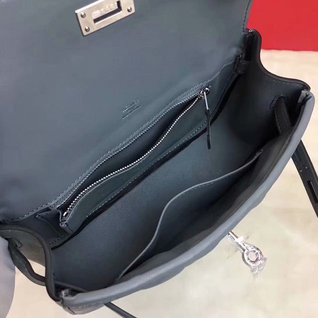 Hermes original swift calfskin berlin bag BL0020 grey