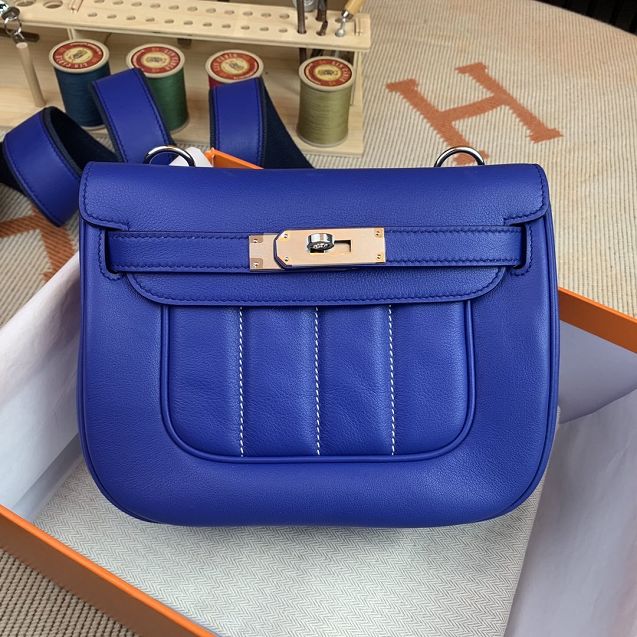 Hermes original swift calfskin berlin bag BL0020 royal blue 