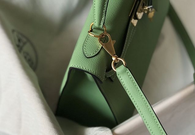 Hermes original epsom leather kelly 28 bag K28-2 vert criquet