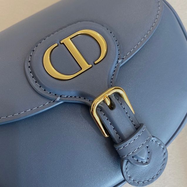 2020 Dior original calfskin medium bobby bag M9319 denim blue