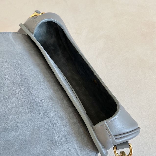 2020 Dior original calfskin medium bobby bag M9319 grey