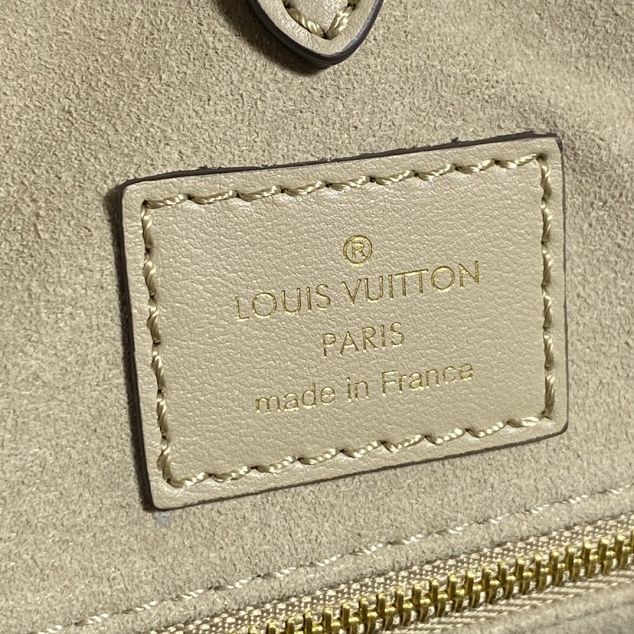 Louis vuitton original embossed calfskin onthego mm M45494 grey