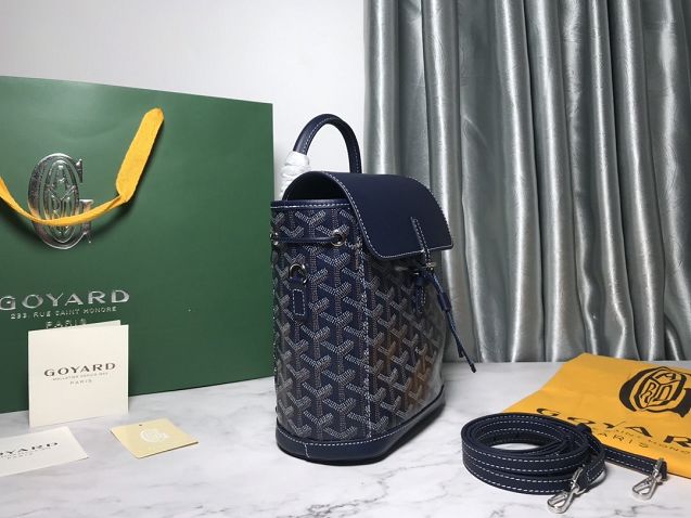 Goyard original canvas alpin mini backpack GY0005 royal blue