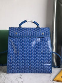 Goyard original canvas saint leger backpack GY0001 blue