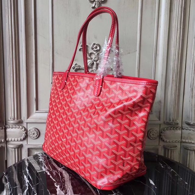 Goyard original canvas artois PM bag GY0002 red