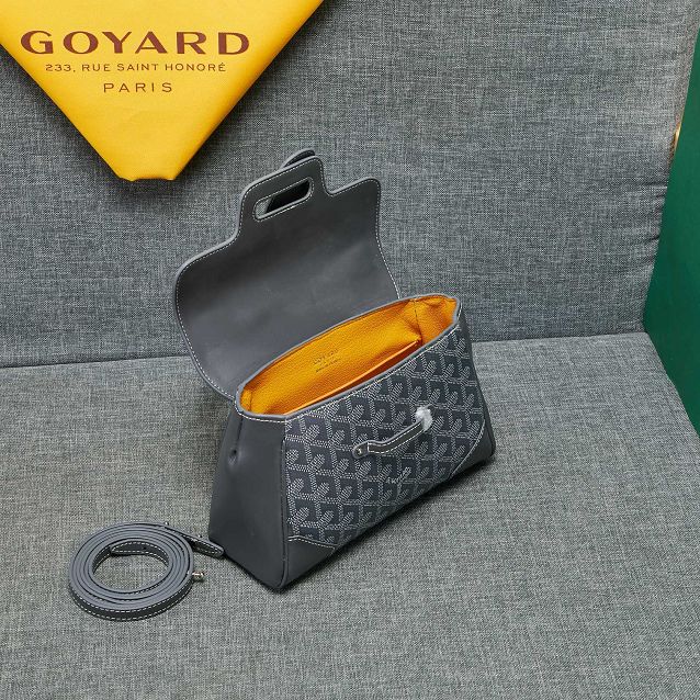 Goyard original canvas mini saigon bag GY0007 grey