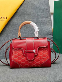 Goyard original canvas mini saigon bag GY0007 red