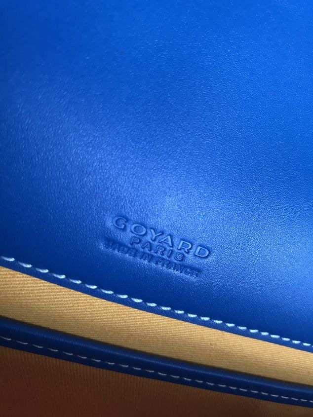 Goyard original canvas belvedere bag GY0012 blue