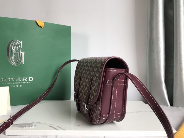 Goyard original canvas belvedere bag GY0013 bordeaux