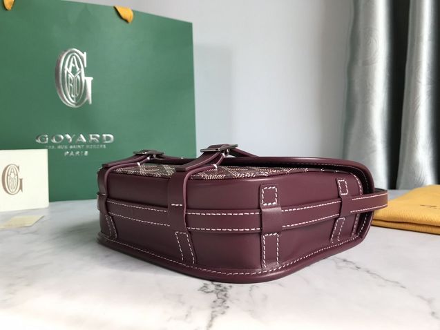 Goyard original canvas belvedere bag GY0013 bordeaux