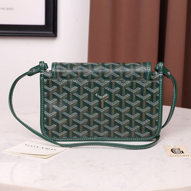 Goyard original canvas plumet pouch GY0010 green