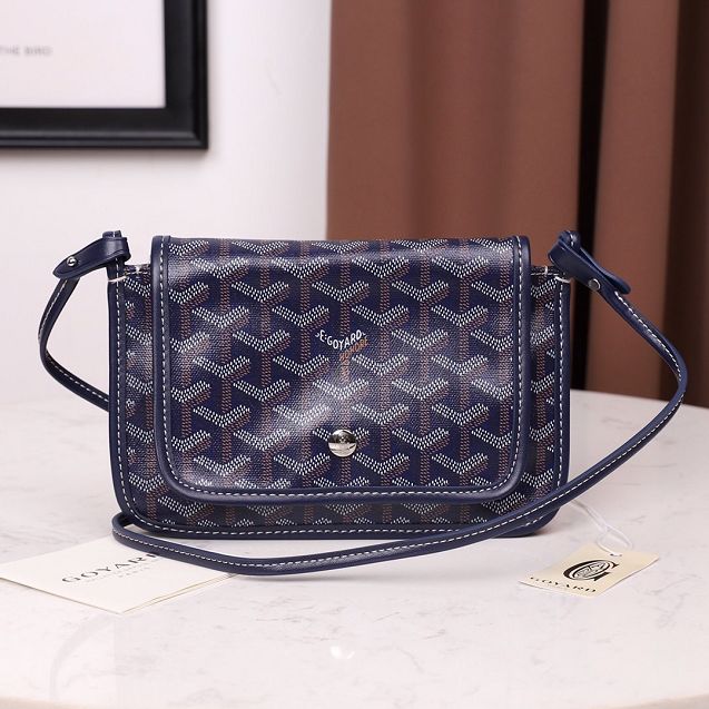 Goyard original canvas plumet pouch GY0010 royal blue