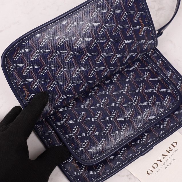 Goyard original canvas plumet pouch GY0010 royal blue