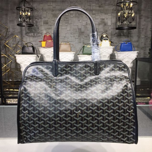 Goyard original canvas hardy tote bag GY0014 black