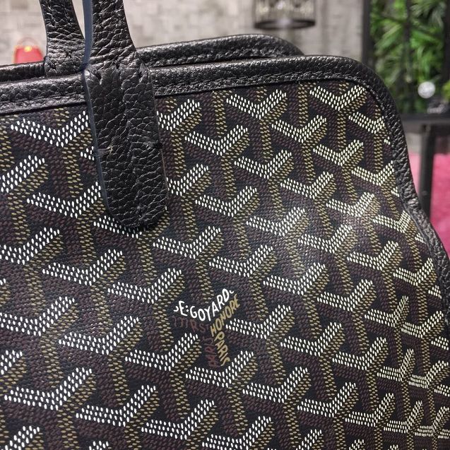 Goyard original canvas hardy tote bag GY0014 black