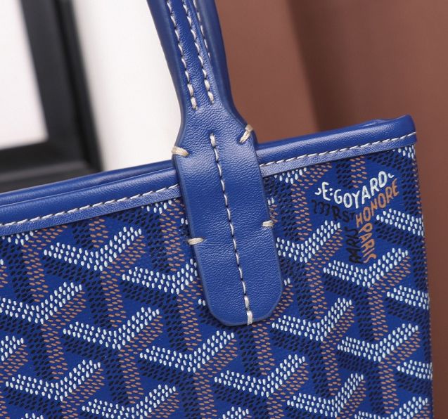 Goyard original canvas tote bag GY0019 blue