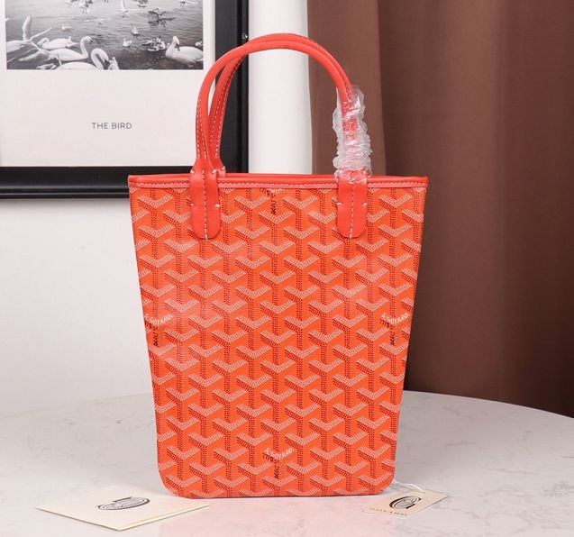 Goyard original canvas tote bag GY0019 orange