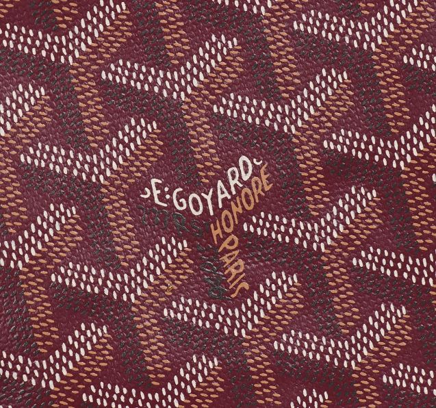 Goyard original canvas tote bag GY0019 wine red