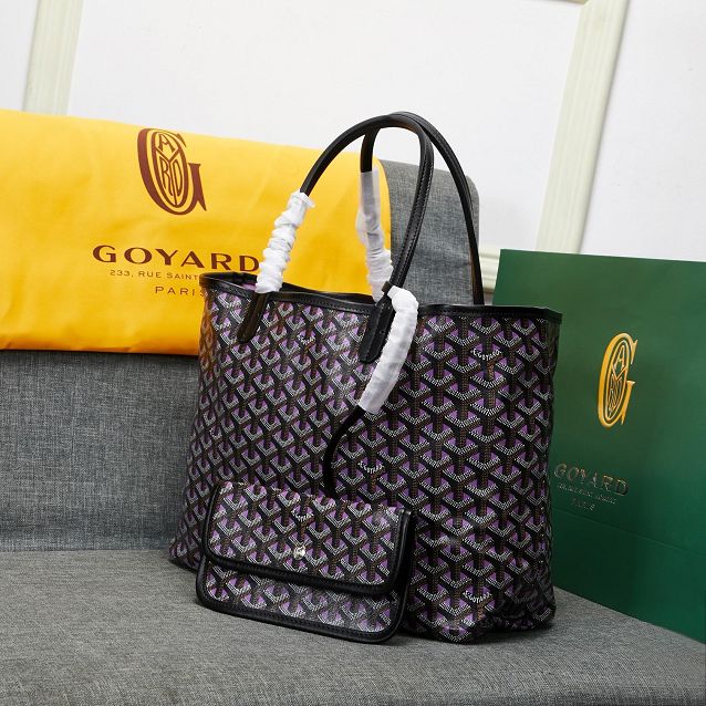 Goyard original canvas saint louis tote bag pm GY0017 purple	