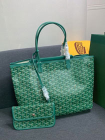 Goyard canvas isabelle tote pm bag GY0025 green