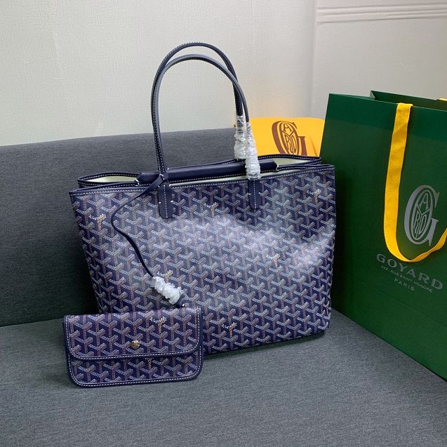 Goyard original canvas isabelle tote pm bag GY0025 royal blue