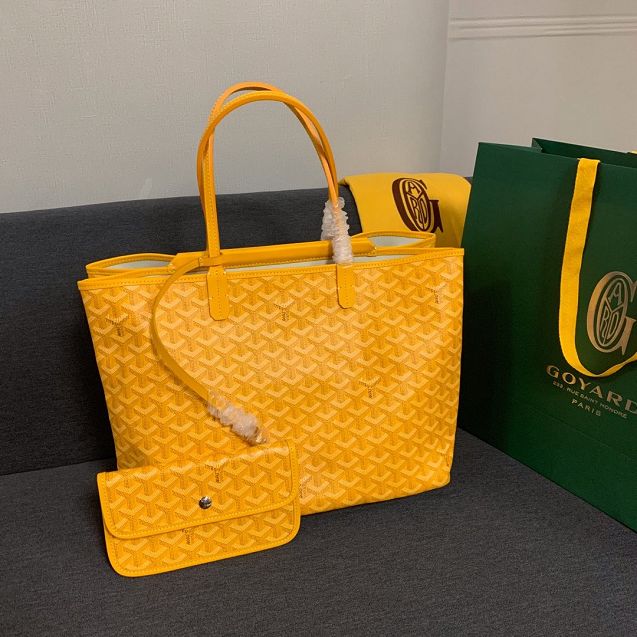 Goyard original canvas isabelle tote pm bag GY0025 yellow