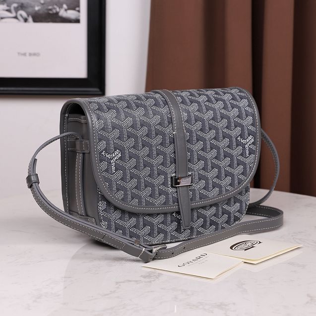 Goyard original canvas belvedere bag GY0012 grey