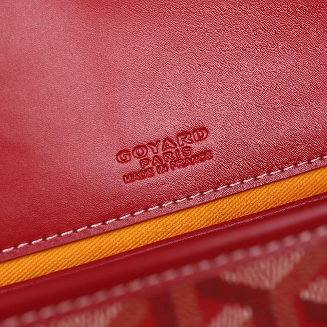 Goyard original canvas belvedere bag GY0012 red