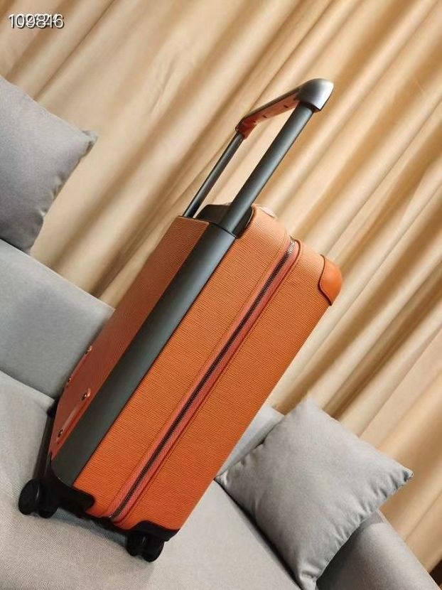 Louis vuitton original calfskin horizon 55 rolling luggage M23263 orange