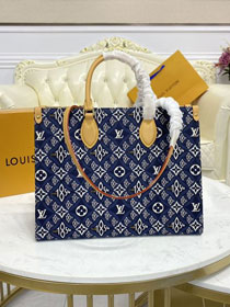 2021 Louis vuitton original since 1854 textile onthego mm M57396 blue