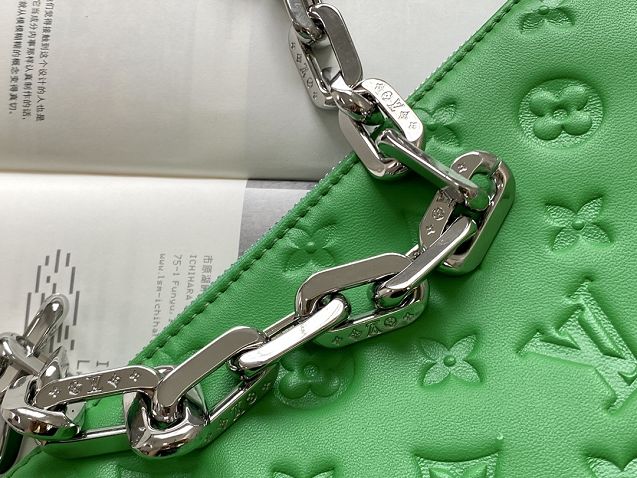 2023 Louis vuitton original lambskin coussin pm bag M57936 green