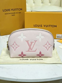 Louis vuitton original calfskin cosmetic pouch M80502 pink