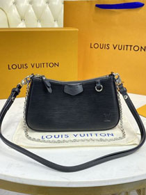 Louis vuitton original epi leather easy pouch M80471 black