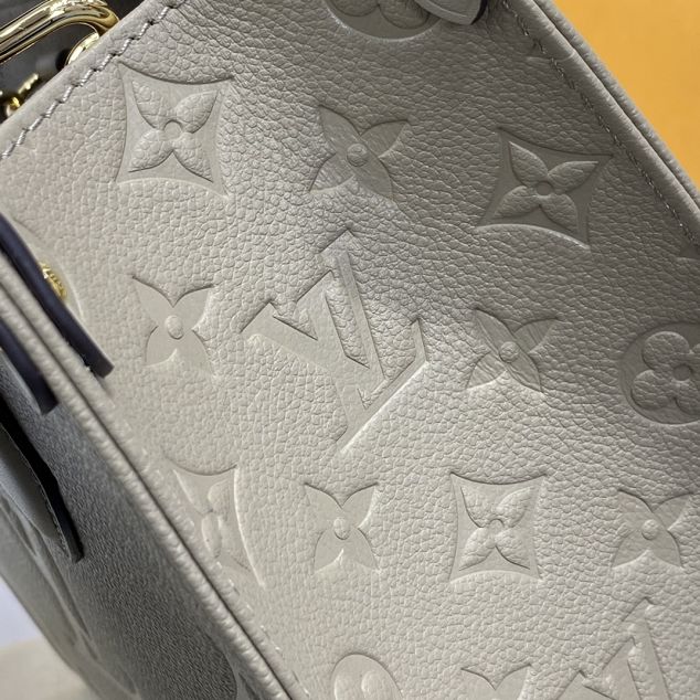 Louis vuitton original embossed calfskin onthego pm m45653 grey