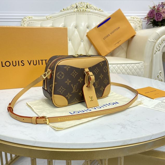 Louis vuitton original monogram canvas deauville mini bag M45528