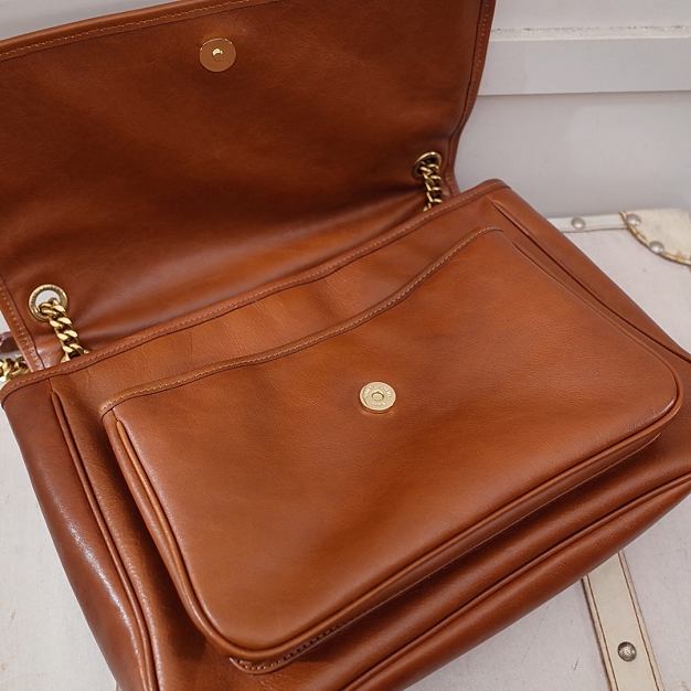 YSL original lambskin niki large bag 498912 brown	