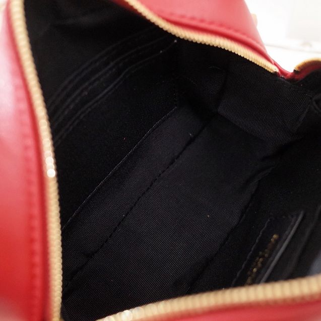 YSL original calfskin lou belt bag 534817 red