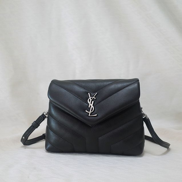 YSL original calfskin loulou mini bag 467072 black