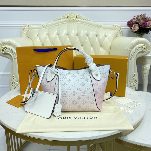 Louis vuitton original mahina leather hina pm M57858 pink