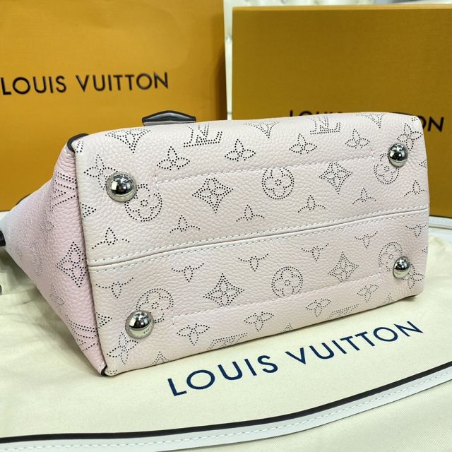 Louis vuitton original mahina leather hina pm M57858 pink