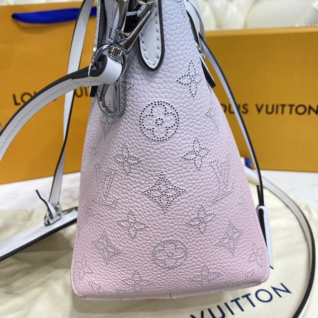 Louis vuitton original mahina leather hina pm M57858 pink