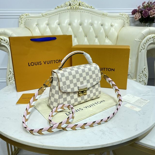 2021 Louis vuitton original damier azur croisette handbag N50053